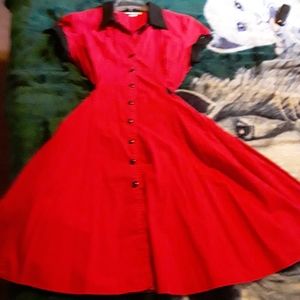 Rockabilly 50's Diner Dress